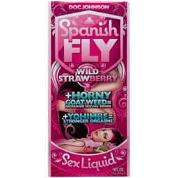 Doc johnson Sex Drops - Stimulerende Druppels - Wilde Aardbei - 1 fl oz / 30 ml (782421175504)