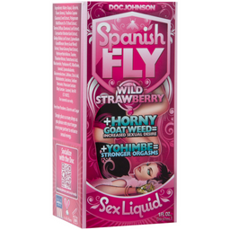 Doc johnson Sex Drops - Stimulerende Druppels - Wilde Aardbei - 1 fl oz / 30 ml (782421175504)