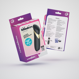 Crushious Blinders - Oplaadbare Vibrerende Bullet - Zwart (7403254160767)