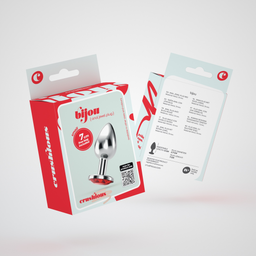 Crushious Bijou - Anale Sieraad Plug - Klein - Rood (799632355250)