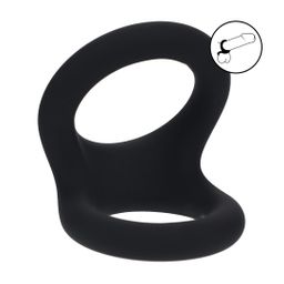 Levelz by shots Double O Silicone Cockring - M - Zwart (8714273063403)