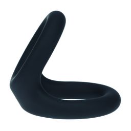 Levelz by shots Double O Silicone Cockring - M - Zwart (8714273063403)
