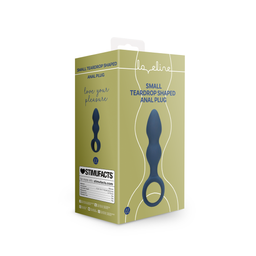 Loveline by shots Druppelvormige Anale Plug - Klein - Baltisch Blauw (8714273050762)