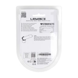 Levelz by shots Kralen Silikon Cockring - M - 35mm - Zwart (8714273062529)