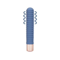 Loveline by shots Geribbelde Mini Vibrator - Blue Horizon (8714273049353)