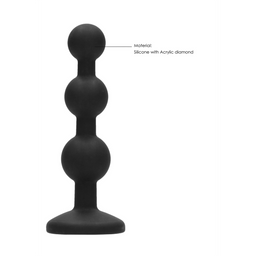 Ouch! by shots Silicone Beaded Diamond Buttplug (8714273544117)