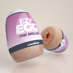 Crushious Ezy Egg - Masturbator Ei - De Vaardige - Paars (7403254161986)