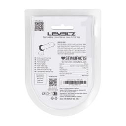 Levelz by shots Ergo Liquid Silicone Cockring - Zwart (8714273062147)