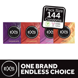 EXS Gemengde Smaken - Condoms - 144 Stuks (5027701000554)