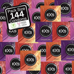 EXS Gemengde Smaken - Condoms - 144 Stuks (5027701000554)