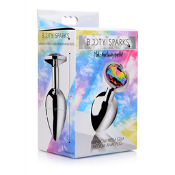 Xr brands Rainbow Prism - Butt Plug - Medium Rainbow Prism - Butt Plug - Medium (848518036643)