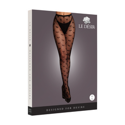 Le désir by shots Hartjespatroon Panty's - One Size - Zwart (8714273042248)