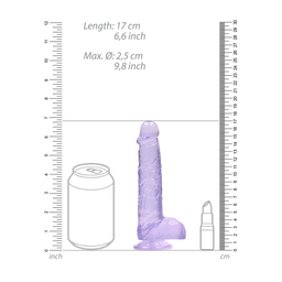Realrock by shots Realistische Dildo met Ballen - 6 / 15 cm (8714273544339)