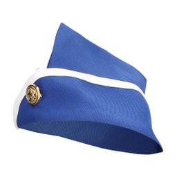 S-line by shots Stewardess Kostuum - S/M - Blauw/Wit (8714273038999)