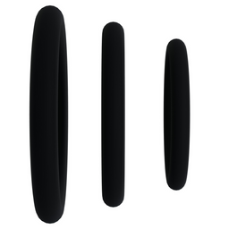 Doc johnson Tri-Pack Silicone Gasket - Cockring Set (6768903846609)