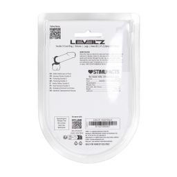 Levelz by shots Double O Siliconen Cockring - L - Zwart (8714273063427)