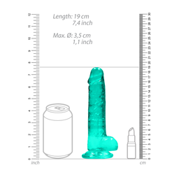 Realrock by shots Realistische Dildo met Ballen - 7 / 17 cm (7423522631669)