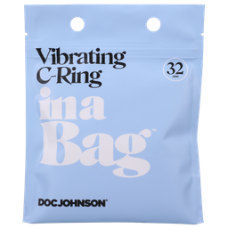 Doc johnson Vibrerende C-ring - Zwart (782421088743)