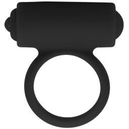 Doc johnson Vibrerende C-ring - Zwart (782421088743)