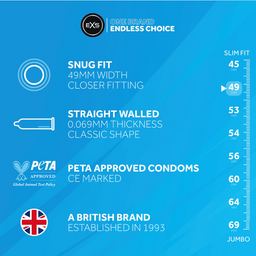 EXS Snug Fit - Condoms - 12 Stukken (5027701001223)