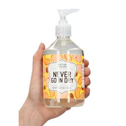 S-line by shots Never Go In Dry - Waterbased Anal Lubricant - 17 fl oz / 500 ml (7423522454466)
