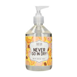 S-line by shots Never Go In Dry - Waterbased Anal Lubricant - 17 fl oz / 500 ml (7423522454466)