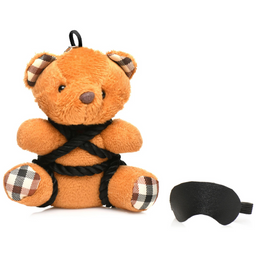 Xr brands Touw Teddybeer Sleutelhanger - Bruin (848518050540)