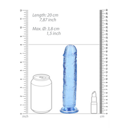 Realrock by shots Rechtdoor Realistische Dildo met Zuignap - 7'' / 18 (8714273524416)