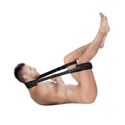 Ouch! by shots Gevoerde Dijslip met Verstelbare Bandjes - Zwart (8714273048080)