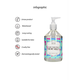 S-line by shots Slide Your Pole In My Hole - Waterbased Lubricant - 17 fl oz / 500 ml (7423522454459)