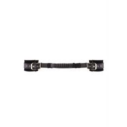 Ouch! by shots Geverbonden Lederen Handboeien met Handvat (7423522574522)