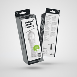 Crushious Gestippelde Penis Sleeve - Transparant (799632355366)