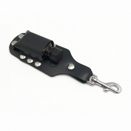 Red leather Leren Aroma Fles Houder - Groot - Zwart (3701019811164)