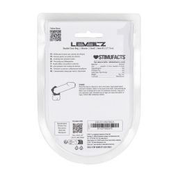 Levelz by shots Kralen Silikon Cockring - S - 30mm - Zwart (8714273062475)