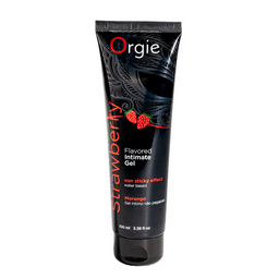 Orgie Lube Tube Aardbei - Waterbased Lubricant - 3 fl oz / 100 ml (5600298351027)