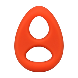 Doc johnson The Code - Siliconen Cockring met Bandana - Oranje (782421098285)