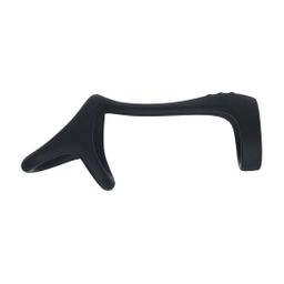 Levelz by shots Tri O Siliconen Schacht Cock- en Ballenring - Zwart (8714273063724)