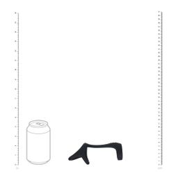 Levelz by shots Tri O Siliconen Schacht Cock- en Ballenring - Zwart (8714273063724)