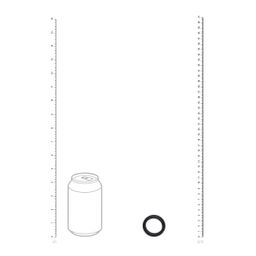 Levelz by shots Wide O Silicone Cockring - S - 30mm - Zwart (8714273061959)