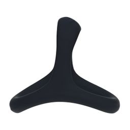 Levelz by shots Zachte Kraal Grip Siliconen Penis- en Ballenring - Zwart (8714273063526)