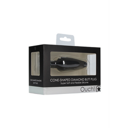 Ouch! by shots Kegelvormige Diamanten Butt Plug (8714273492173)