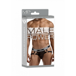 Male power Jock Ring - S/M - Zwart (845830071529)