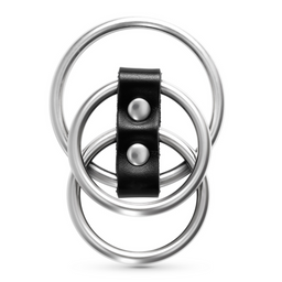 Crushious Saruman - Metalen Cockring Set - Zilver (7403254158849)