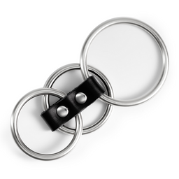 Crushious Saruman - Metalen Cockring Set - Zilver (7403254158849)