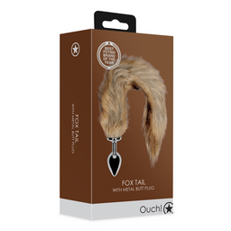 Ouch! by shots Vossenstaart met metalen buttplug (8714273047816)