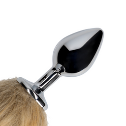 Ouch! by shots Vossenstaart met metalen buttplug (8714273047816)