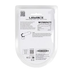 Levelz by shots Kralen Siliconen Cockring - L - 45mm - Zwart (8714273062567)