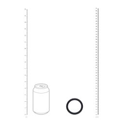 Levelz by shots Wide O Silicone Cockring - XL - 50mm - Zwart (8714273062062)