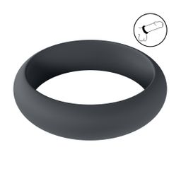 Levelz by shots Wide O Silicone Cockring - XL - 50mm - Zwart (8714273062062)