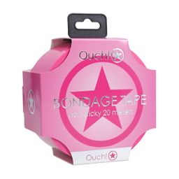 Ouch! by shots PVC Antikleef Tape - 20 m - Roze (8714273028402)